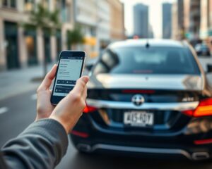 App para ver placa do carro