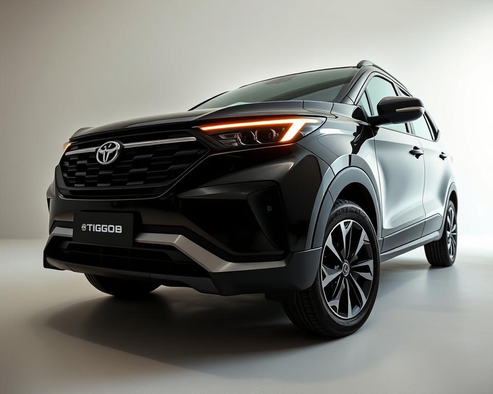 Design moderno do Tiggo8 Pro 2025