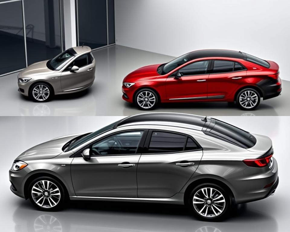 comparativo versões Fiat Fastback