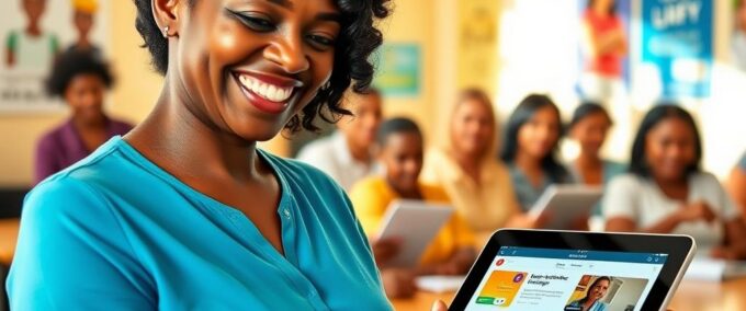 Alfabetização de Mulheres Adultas por Meio de Aplicativos Gratuitos