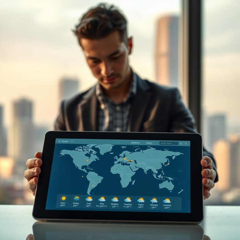 App de previsão do tempo global
