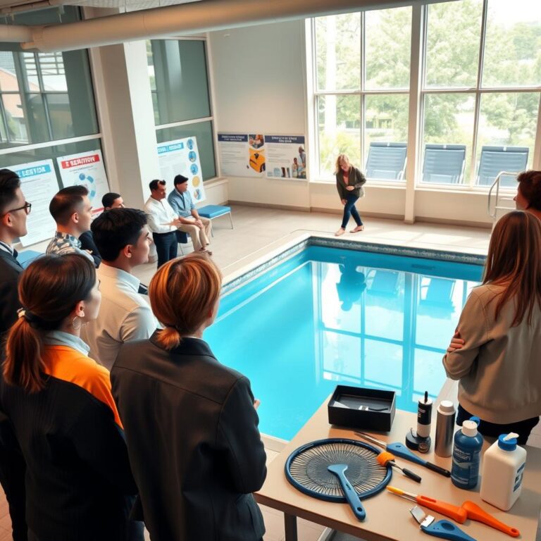 curso de manutenção e limpeza de piscinas com certificado