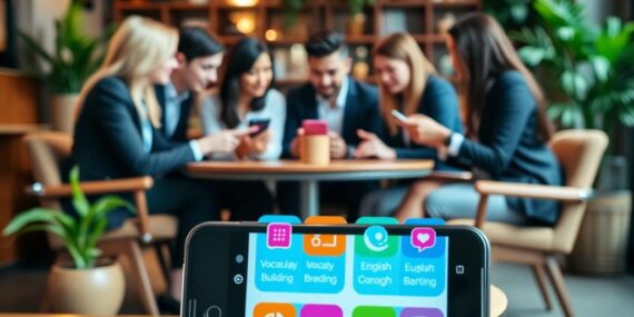 Descubra o aplicativo que ensina inglês rapidamente.