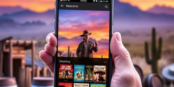 Aplicativo para ver filmes de faroeste grátis