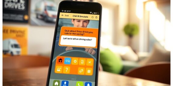 CNH B: Simulado Grátis Pelo Celular