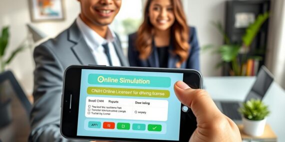 CNH: Simulado Online e Gratuito no Seu Celular