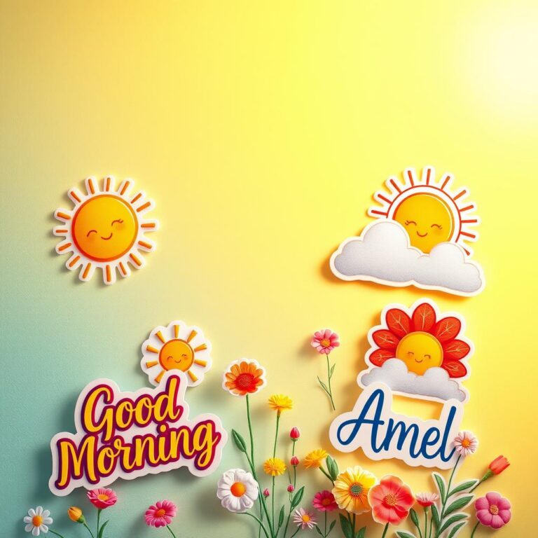 Figurinhas de Bom Dia e Amém Grátis (Encante com Mensagens Lindas)