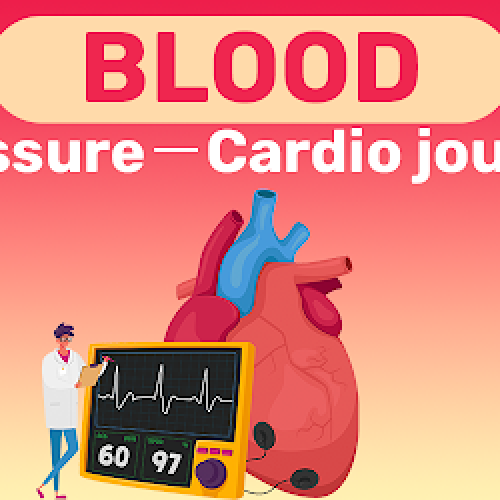 Controle sua pressão com o app Blood Pressure－Cardio journal!